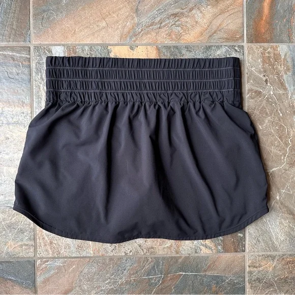 Nike One Ultra High-Waisted Skort Women's Size XL Black Skirt - Picture 3 of 13
